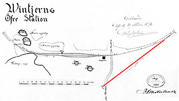 Ritnining över Wintjerns öfre station 1886