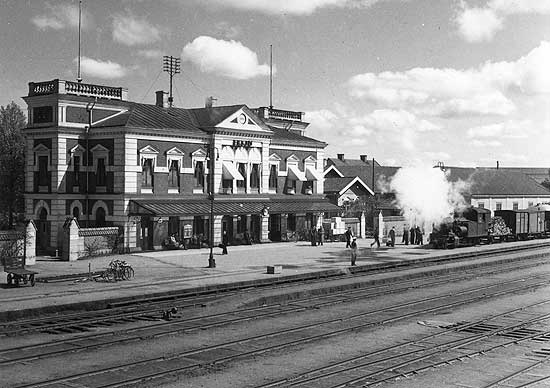 Eksj� station year 1940