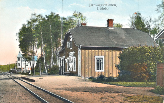 Uddebo station year 1920