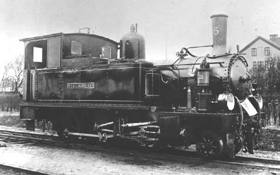 FJ engine No 5 "WESTERGÖTLAND" year 1927
