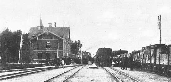 Roma station and yard aroun year 1924