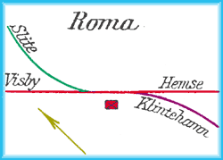 Stituationsplan Roma station