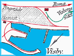 Situationsplan Visby - Visby hamn
