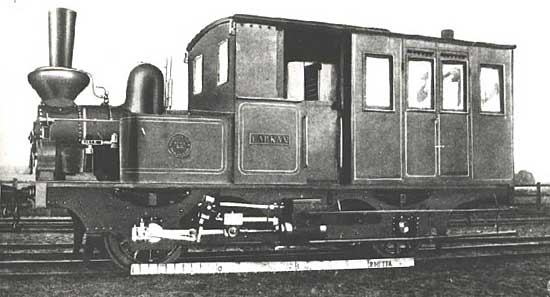 HBJ engine No 4 "LÄRKAN" year 1888