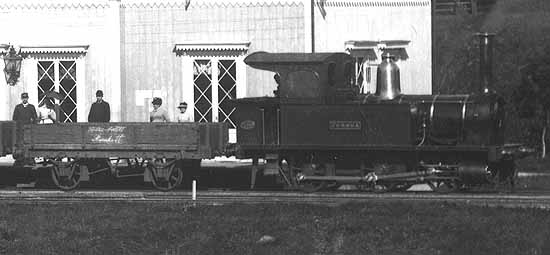 Engine No. 3 "FORSSA" at Forsa station year 1873