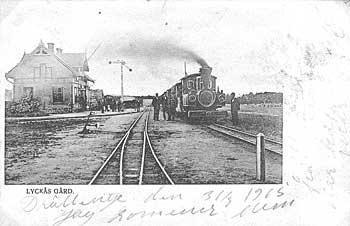 Lyckås gård omkring 1910