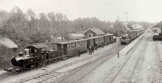 Lessebo station year 1910