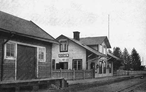 Kosta station 1924