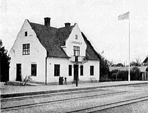Ljungbyholm station year 1924