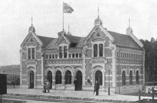 Kolsva station 1920