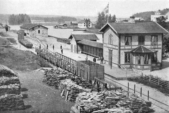 The old station at Uttersberg.