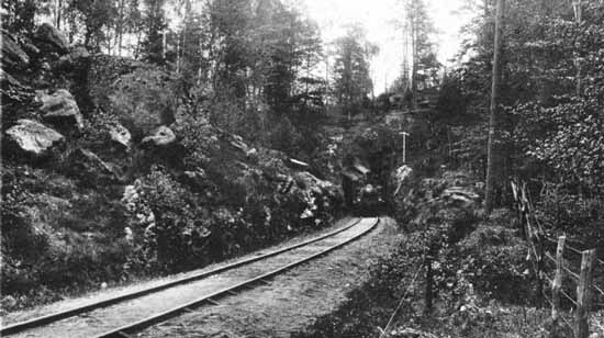 The tunel at Svängsta