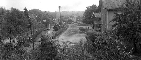 Train at Ryd year 1920