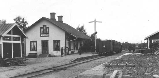 Tutaryd station year 1910