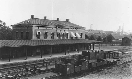 Karlshamn station year 1896