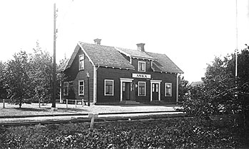 Aska station på 1920-talet