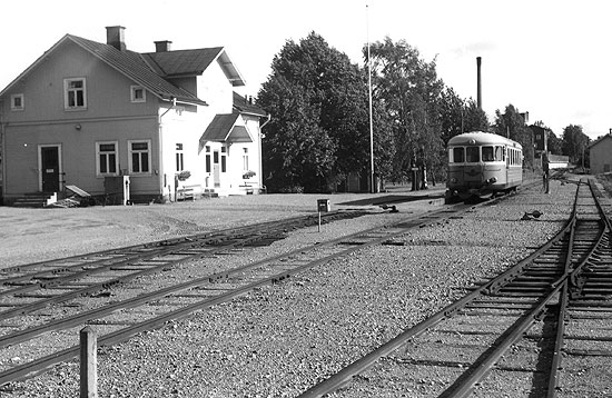Borensberg 1960, trafiken på banan närmar sig sitt slut. 1 november 1962 upphör trafike