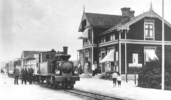 NHJ Bergsjö station year 1915