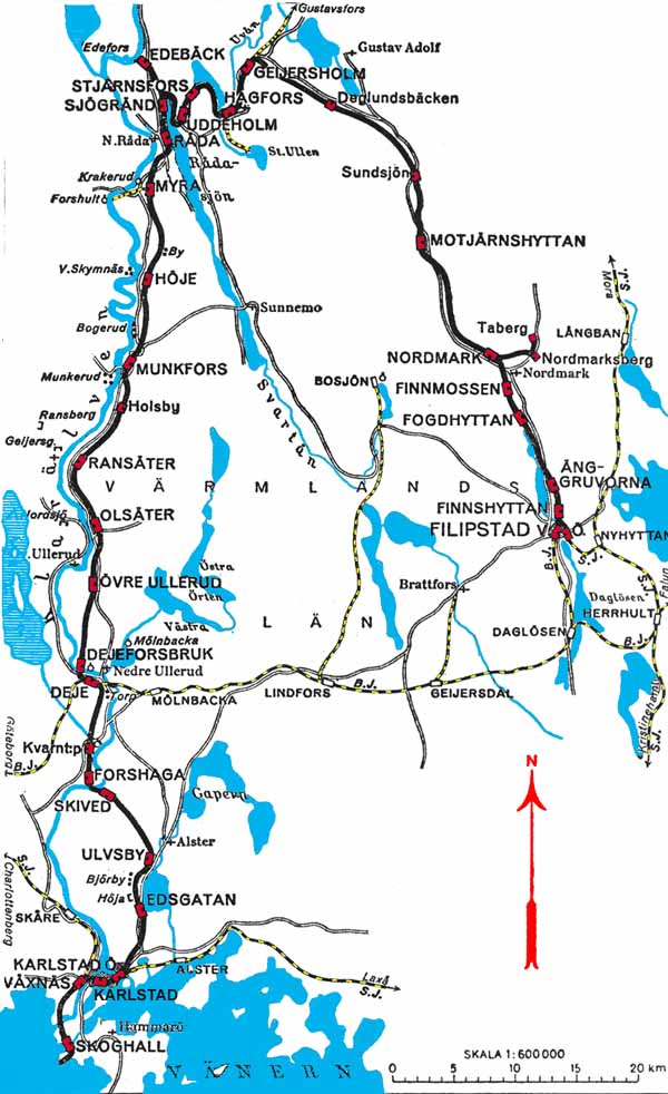 Railway map NKlJ