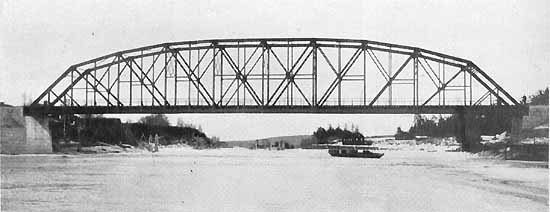 NKlj bridge over KLarålven at Dejefors