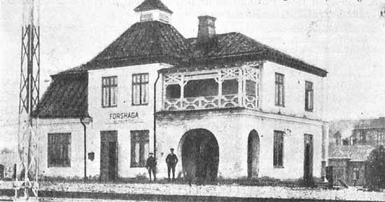 Forshaga station year 1920