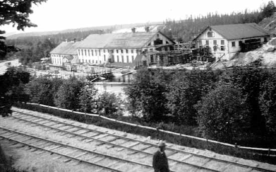 Råda sulphite mill year 1910