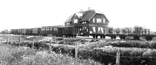 Hidingsta 1908. Till vänster i bild är mot Pålsboda.