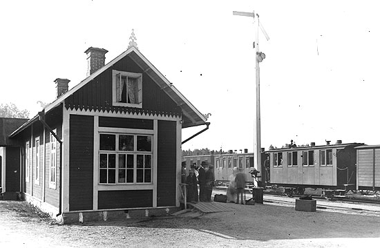 Prstkp (Prestkp) station omkring 1900 