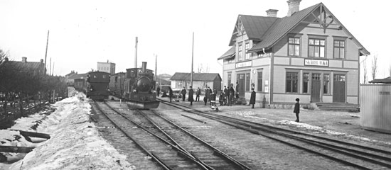 Skärblacka station year 1910