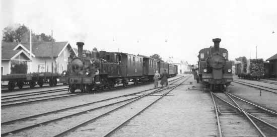 Torsås station year 1949
