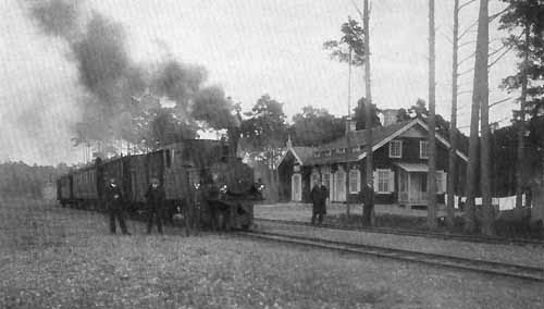 Böda station year 1924