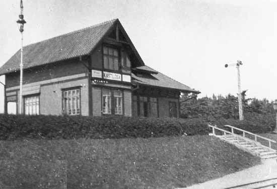 Kastlösa station year 1940