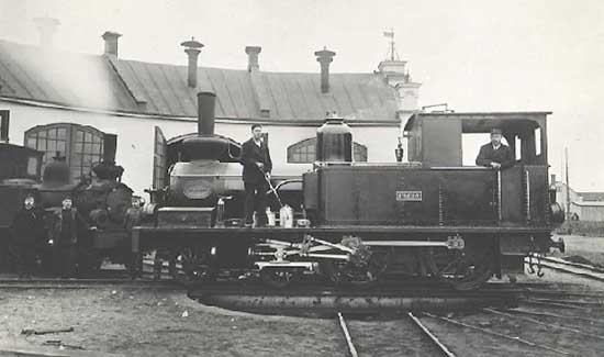 KBJ engine No 4 year 1904 at Klamar engineshed