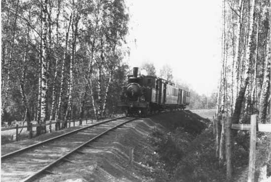 SAJ engine No. 1 at Ljungstorp year 1904