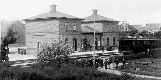 Sölvesborg station year 1890