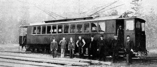 Electric railcar, first serie.