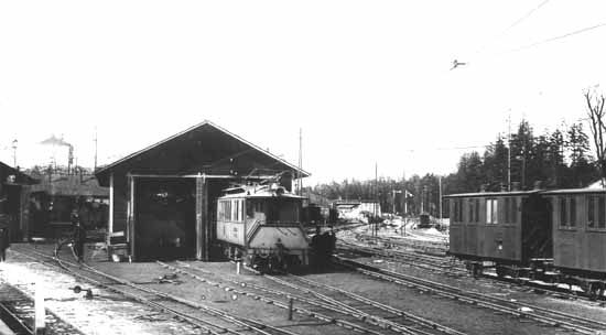 Stockholm Östra engineshed year 1907