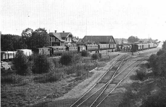 Åseda station year 1924