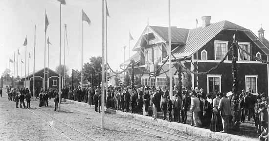Grand opening of the line Klavreström - Åseda