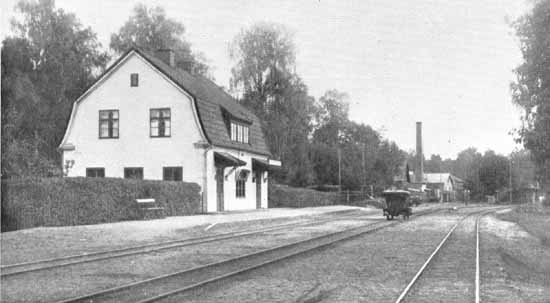 Klafvreströms station year 1924