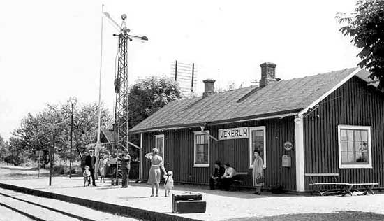 Vekerum station year 1940