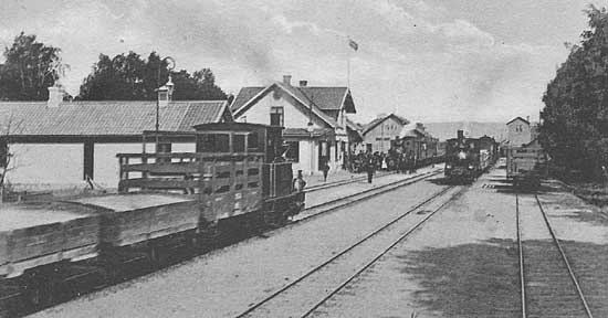 Axvall station year 1900