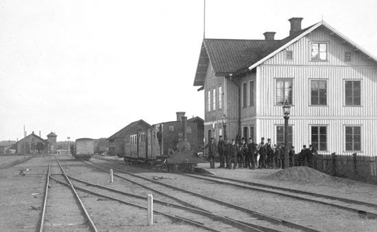 Lidköping station year 1890