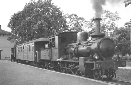 VGJ engine No 32 at Moholm year 1948
