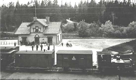 Gössäter station year 1903