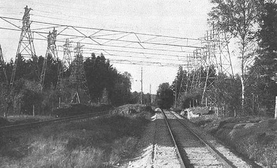 TNJ line east of Trollhättan