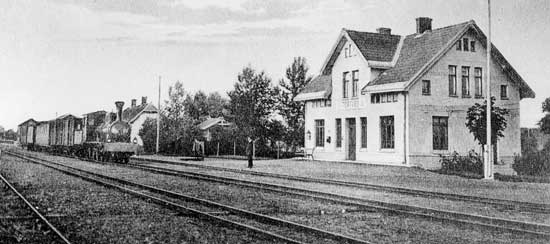 Torved station year 1910