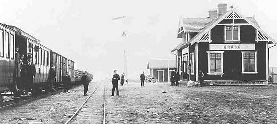 Gråbo station year 1901