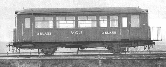 The first railcar at VGJ 1923