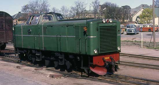 Tp engine 3508 at Skara year 1962